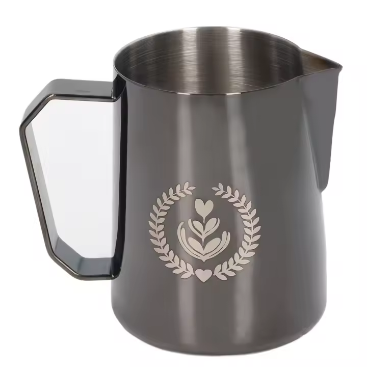 Jarra para la leche de Maple inoxidable del grado alimenticio de 600 ml, Jarra para la leche de Maple inoxidable - 1