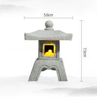 Mini Lámpara De Pagoda De Jardín Estatua Micro Paisaje Acuario Zen Jardín Bonsái Decoración Exterior Para Hogar Y Jardín - details 8