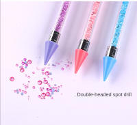 1PC Herramienta De Punto Para Uñas Con Doble Cabeza Acrílico Metálica Para Rhinestones Gemas Cristales DIY Pintura De Uñas - details 3