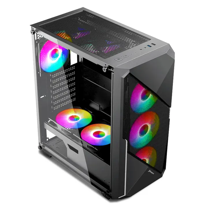 Phoenix Technologies Evolve Caja Gaming ATX Cristal Templado y Filtros Antipolvo - 1