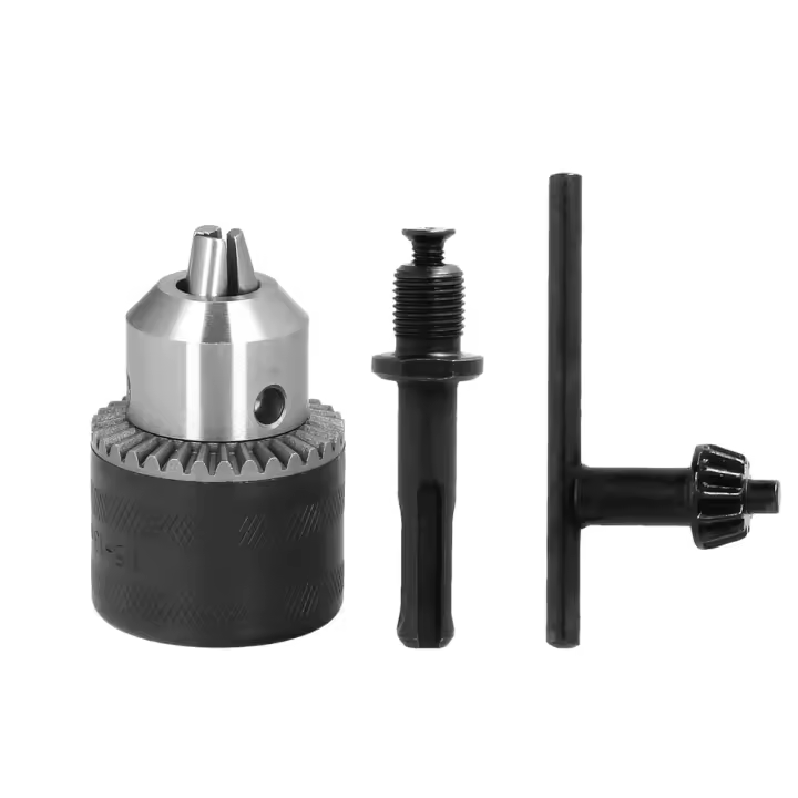 Adaptador Martillo SDS Plus A Portabrocas Ø 13 mm.mm. porta Brocas Con Llave, Adaptador Sds, Sds A Brocas - 1
