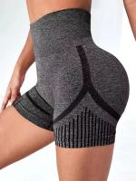 Shorts De Yoga Para Mujer Cintura Alta Fitness Running Pantalones De Gimnasio Levantamiento De Glúteos Sportswear Yoga Push up Shorts De Entrenamiento - details 28