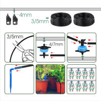 Sistema De Rociado Por Goteo Para Jardín 50PCS Conectores Rápidos De Agua Para Tubo De Riego 3/5mm Uso En Macetas Césped Invernadero - details 1