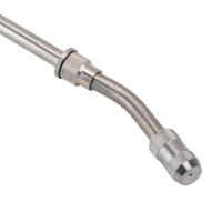 Vara De Pulverizador Ajustable En Acero Inoxidable Con Boquilla De Cobre Para Riego De Jardín Limpieza De Coches Y Plantas - details 5