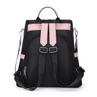 Mochila informal de de de tela Oxford, bolso bolso escolar viaje antirrobo, hombro bidireccional mul - details 5