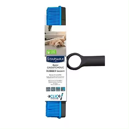 Escoba Goma Starwax Sistema Clic   CON PALO - 1