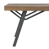 vidaXL Banco de jardín de madera maciza de acacia 120 cm - details 2