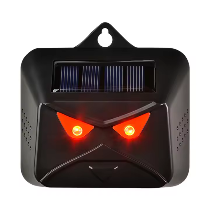 Repelente Ultrasonido Para Animales 1000mAh Solar Bicolor Modo Manual Y Automático Impermeable Para Jardín Y Granja Repelente De Ratones Serpientes Y Murciélagos - 1