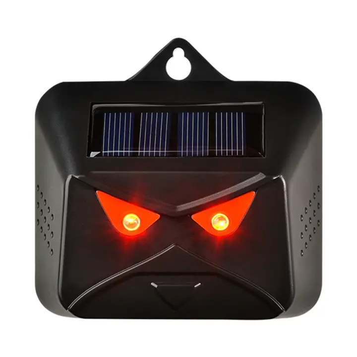 Repelente Ultrasonido Para Animales 1000mAh Solar Bicolor Modo Manual Y Automático Impermeable Para Jardín Y Granja Repelente De Ratones Serpientes Y Murciélagos - 1