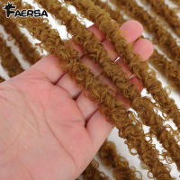 Extensiones De Cabello Sintético Butterfy Locs Crochet Meche Faux Locks Trece Mechas Extensiones De Traviesa Para Negros - details 16