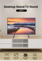Soporte Universal Para TV Pies Para Paredes LCD/LED/OLED/Plasma Pantalla Plana Y Curva Metálico Soporte De Mesa Riser - details 0