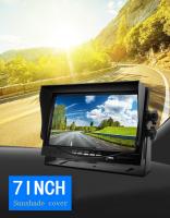 Monitor De Retrovisores Para Coche 7 Pulgadas Pantalla HD LCD Con Solapa 12V/24V Para Cámara De Batería CCTV Vigilancia De Seguridad Doméstica - details 0