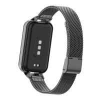 Correa De Reemplazo Para Redmi Band 2 Material De Acero Inoxidable Con Marco Protector Metálico Compatible Con Otros Smartwatches Longitud 23cm - details 4