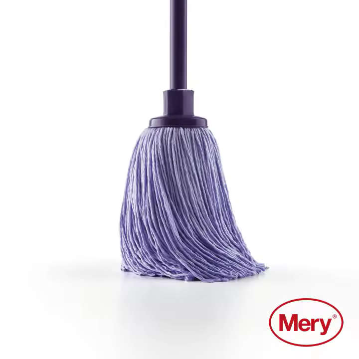 Mery  Fregona microfibra  Super absorbente  Cabezal extragrande  No deja rastro  22cm - 1