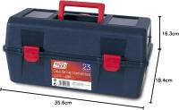 CAJA DE HERRAMIENTAS TAYG 23 CON ESTUCHE con tapa y separadores fijos - details 0