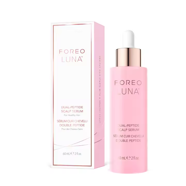 FOREO LUNA Sérum capilar con dobles péptidos - Para el crecimiento del cabello y tratamiento del cuero cabelludo con complejo de péptidos, cica y portulaca - Tratamiento anticaída - 60 ml - 1