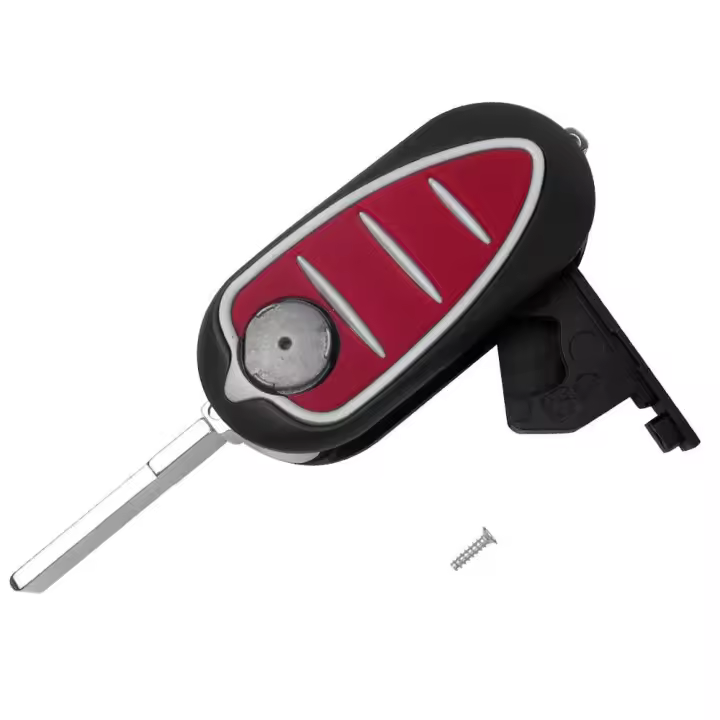 Ociodual Carcasa de 3 Botones Compatible con AR Romeo Giulietta Mito Brera Repuesto Llave Mando - 1