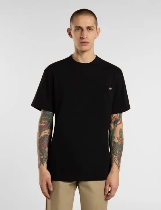 DICKIES CAMISETA POCKET NEGRA LURAY - 1