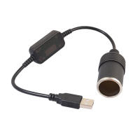Cable De Alimentación USB Convertidor 5V a 12V Para Grabadora De Coche Adaptador De Energía 35cm/60cm/1.2m/2m/3m Conector De Controlador - details 3