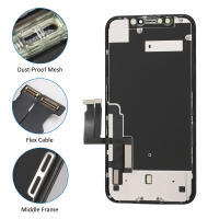Pantalla LCD De Alta Calidad Para iPhone XR De Elekworld Con 3D Touch Y Digitizer Sin Pixeles Muertos Reemplazo De Pantalla Táctil - details 2