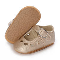 Zapatos Para Bebé Recién Nacidos Niñas Clásicos Corazón De Goma Antideslizante PU Vestido Primera Caminadora Zapatos De Cuna - details 72