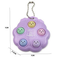 Mini Juego de Aplastar Topos: Consola de Mano Desestresante, Llavero Adorable y Creativo - details 0