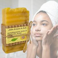 3 Jabones Artesanos Naturales de Ruda. PumarShop Cinnia Natura. Limpiador Facial e Hidratante. Indicado para Acné, Psoriasis. Calama la Irritación. Hechos a Mano. Apto Veganos - details 0