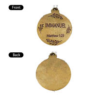 Adorno Navideño De Madera Con Colgante De Jesús Cristo 25 Piezas Ornamento De Árbol De Navidad Decoración De Hogar - details 8