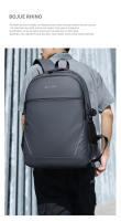 Mochila Unisex Casual De Gran Capacidad Impermeable Con Capa De Computadora Para Viajes Al Aire Libre Materiales Oxford Y Poliéster - details 20