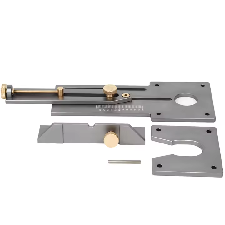Juego De Herramientas Para Carpintería Con Circunferencia Cortadora Y Base Para Router Eléctrico Talla Circular Con Escala Y Alambrilla Herramienta DIY De 220-670mm - 1