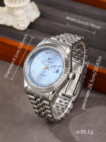 Reloj De Pulsera De Lujo Para Negocios Para Hombres Acero Inoxidable Cuarzo Movimiento Reloj Cronógrafo Casual Regalo De Vacaciones Para Parejas - details 4