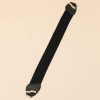 Cinturón De Moda Para Mujer Negro Ancho Con Cinta Elástica Decorativa Y Metal Resistente Para Adultos - details 3