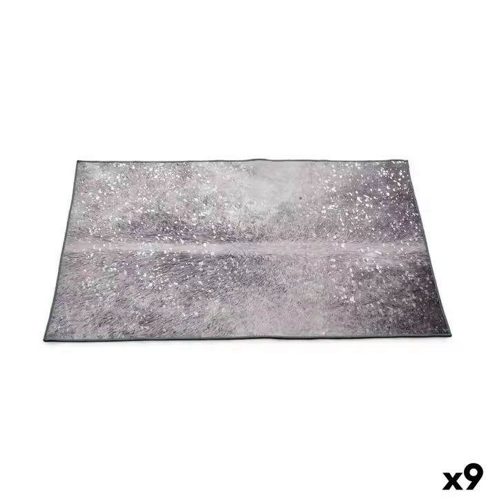 Alfombra Blanco Gris 190 x 133 cm (9 Unidades) - 1