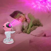 Proyector De Noche Estelar Con Timer Y Control Remoto Astronauta Galaxia Nebulosa Rosa 360° Ajustable Decoración Para Habitación De Niños - details 5