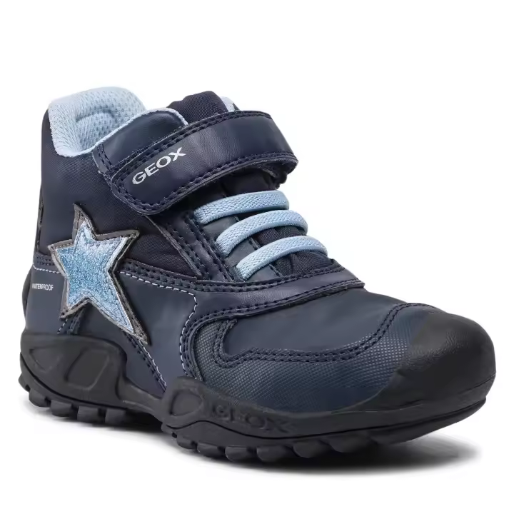 Botines con cierre velcro GEOX J New Savage para niñas y niños - Botas infantiles Geox Kids para niñas y niños - Zapatos o zapatillas unisex para niños y niñas de la marca Geox con cierre velcro - 1