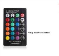 2PCS Luces De Lectura Multicolor LED RGB T10 W5W 12SMD COB Canbus Con Control Remoto Luz De Señal De Boda Flash/Estroboscopio Para Auto - details 1