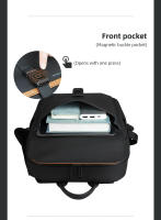 Mochila HcanKcan Para Hombre Negocios 15.6” Impermeable Casual Exterior Múltiples Bolsillos Trabajo Oficina Escuela - details 5