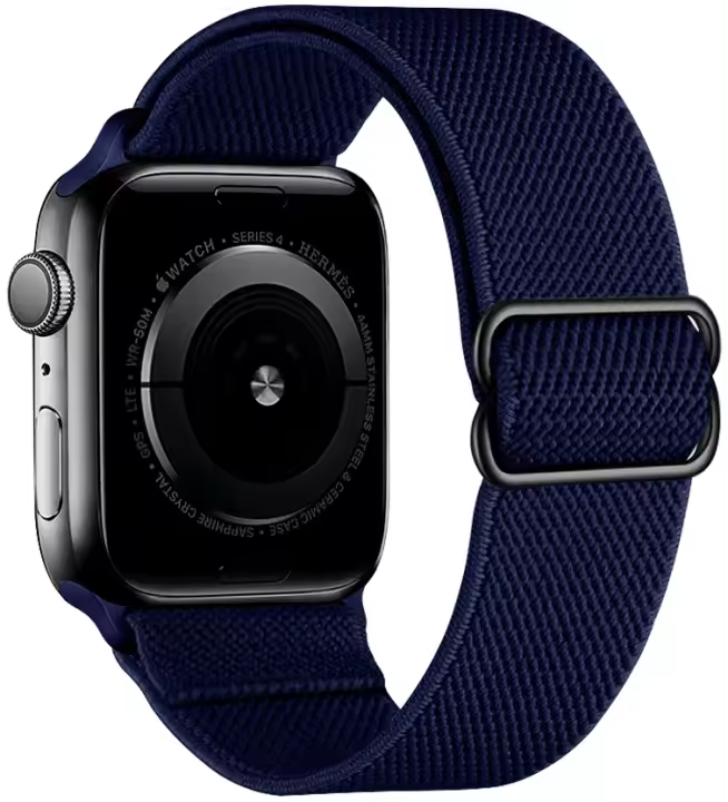 Correa De Tela Solo Loop Para Apple Watch Compatible Con Series 8 7 6 5 4 SE Adecuada Para Hombres Y Mujeres Disponible En Diferentes Colores - 1
