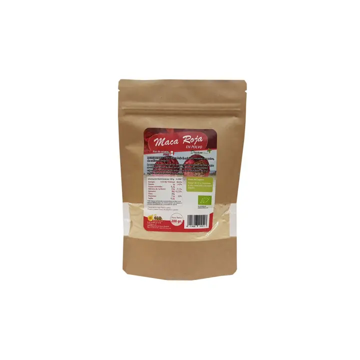 Dream Foods Maca Roja en Polvo Bio 200g - Energía y Vitalidad Natural - 1