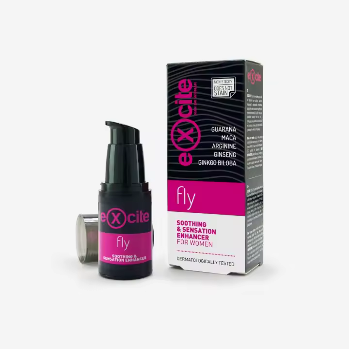 INTENSIFICADOR DE ORGASMO FEMENINO 20 ML  Excite Fly, gel estimulante de clítoris  Aumenta la sensibilidad de zonas íntimas y estimula las relaciones sexuales  sensación de calor frío hormigueo  Potenciador de orgasmos femenino, Intense Orgasmic Gel - 1