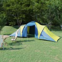 vidaXL Tienda de Campaña para 6 Personas Carpa de Camping Color Azul y amarillo,  Azul y azul claro,  Azul y verde y mas - details 0