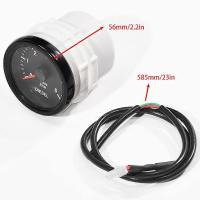 52mm 0-6000 RPM (On Dash) White Electrical Tachometer Gauge For Diesel Motor Engine Electrical Tachometer Gauge Car Accessories - details 2