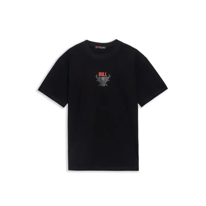 Camiseta Area Zero Negra Bull Back Tee - 1