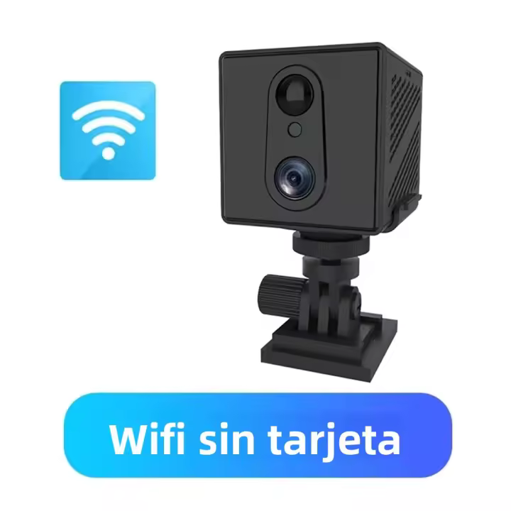 Cámara De Seguridad Mini 5MP Con Tarjeta SIM O Wifi 150° Ángulo Amplio Batería 3000mah 6X Zoom Detección De Movimiento Voz Bidireccional - 1