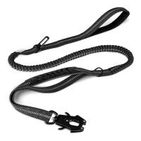 Correa Táctica De Goma Para Perros Pesados Con Absorción De Choque Y Reflejos Correa Para Grandes Perros Con Seguro De Asiento De Coche - details 12