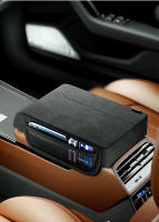 Almohadilla De Consola De Coche Con Almacenamiento Cubierta De Tela De Seda Almohadilla De Apoyo Para Mano De Memoria Espuma Auto Accesorios Interiores - details 12