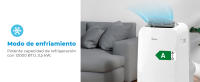 MIDEA Pingüino Aire Acondicionado Portátil 3 en 1  3000 Frigorías / 12000 BTU  Air conditioner Silencioso 43m2 - Deshumidificador Ventilador Climatizador 3500 W - 4 modalidades con kit de ventana - details 7