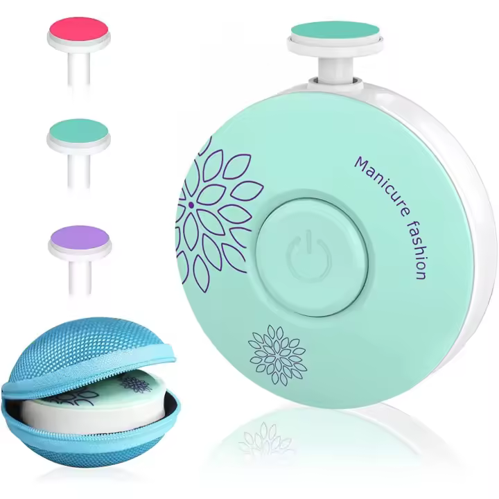 Set de Cuidado de Uñas Eléctrico para Bebé Herramienta de Manicura Fácil de Usar - 1