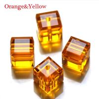 100PCS Cuentas De Cristal Transparentes De 4mm Para Fabricación De Joyería DIY Cuentas Espaciadoras Forma Cubo - details 9