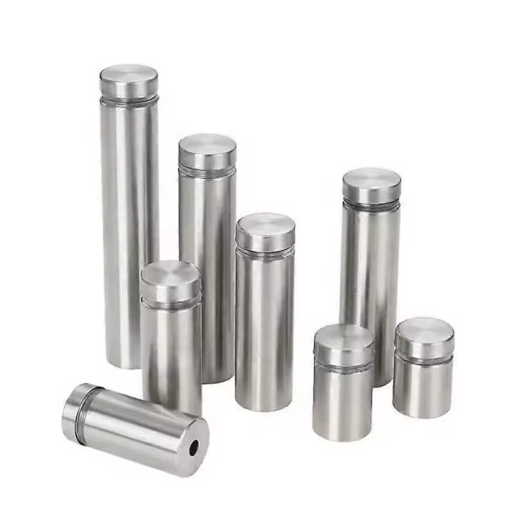 "Standoff Wall Fixings 4PCS tornillos de acero inoxidable, 19x100mm para soportes de señales y publicidad" - 1